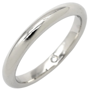 ショーメ CHAUMET エターナル ドゥ ショーメ クラシック マリッジリング プラチナシルバー Pt950 ダイヤモンド #58(JP18) リング 指輪 18K WG 1Pダイヤ 17号