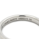 ショーメ CHAUMET エターナル ドゥ ショーメ クラシック マリッジリング プラチナシルバー Pt950 ダイヤモンド #58(JP18) リング 指輪 18K WG 1Pダイヤ 17号