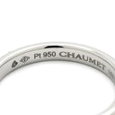ショーメ CHAUMET エターナル ドゥ ショーメ クラシック マリッジリング プラチナシルバー Pt950 ダイヤモンド #58(JP18) リング 指輪 18K WG 1Pダイヤ 17号