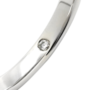 ショーメ CHAUMET エターナル ドゥ ショーメ クラシック マリッジリング プラチナシルバー Pt950 ダイヤモンド #58(JP18) リング 指輪 18K WG 1Pダイヤ 17号