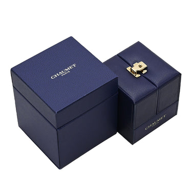 ショーメ CHAUMET エターナル ドゥ ショーメ クラシック マリッジリング プラチナシルバー Pt950 ダイヤモンド #58(JP18) リング 指輪 18K WG 1Pダイヤ 17号