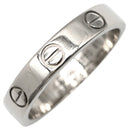 カルティエ Cartier ラブリング スモールモデル B4085157 ホワイトゴールド K18WG #51 リング 指輪 LOVE Ring WG Au750 18K ミニサイズ 11号