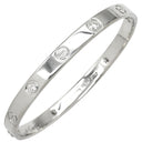カルティエ Cartier LOVE ラブブレス 旧型 ハーフダイヤ ホワイトゴールド K18WG ダイヤモンド #17 ブレスレット 4Pダイヤ 750WG 18K 18金 ドライバーなし