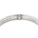 カルティエ Cartier LOVE ラブブレス 旧型 ハーフダイヤ ホワイトゴールド K18WG ダイヤモンド #17 ブレスレット 4Pダイヤ 750WG 18K 18金 ドライバーなし