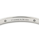 カルティエ Cartier LOVE ラブブレス 旧型 ハーフダイヤ ホワイトゴールド K18WG ダイヤモンド #17 ブレスレット 4Pダイヤ 750WG 18K 18金 ドライバーなし