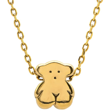 トウス TOUS SWEET DOLLS くま 8mm イエローゴールド K18YG ネックレス 18K 750 YG BEAR アニマルモチーフ