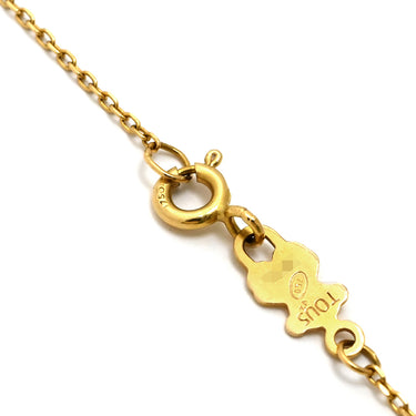 トウス TOUS SWEET DOLLS くま 8mm イエローゴールド K18YG ネックレス 18K 750 YG BEAR アニマルモチーフ