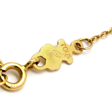 トウス TOUS SWEET DOLLS くま 8mm イエローゴールド K18YG ネックレス 18K 750 YG BEAR アニマルモチーフ