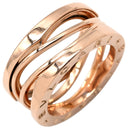 ブルガリ BVLGARI ビーゼロワン B-zero1 レジェンド 3バンドリング ピンクゴールド K18PG #53 リング 指輪 750 18金 PG 12.5号