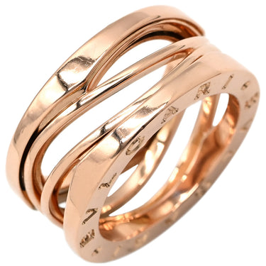 ブルガリ BVLGARI ビーゼロワン B-zero1 レジェンド 3バンドリング ピンクゴールド K18PG #53 リング 指輪 750 18金 PG 12.5号