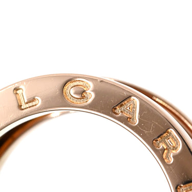 ブルガリ BVLGARI ビーゼロワン B-zero1 レジェンド 3バンドリング ピンクゴールド K18PG #53 リング 指輪 750 18金 PG 12.5号