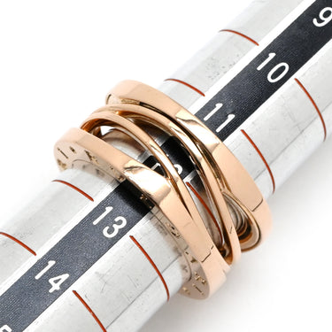 ブルガリ BVLGARI ビーゼロワン B-zero1 レジェンド 3バンドリング ピンクゴールド K18PG #53 リング 指輪 750 18金 PG 12.5号
