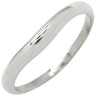 ブルガリ BVLGARI フェディ ウェディングリング プラチナシルバー Pt950 リング 指輪 プラチナ950 シンプル 14.5号