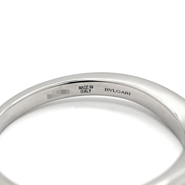ブルガリ BVLGARI フェディ ウェディングリング プラチナシルバー Pt950 リング 指輪 プラチナ950 シンプル 14.5号