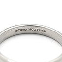 ティファニー Tiffany & Co フォーエバー 60001824 プラチナシルバー Pt950 リング 指輪 T&Co. Pt950 甲丸 17.5号