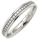 ティファニー Tiffany & Co メトロ フルサークル ホワイトゴールド K18WG ダイヤモンド リング 指輪 T＆Co. Au750 18K 18金 フルエタニティ パヴェ ダイヤ 9号