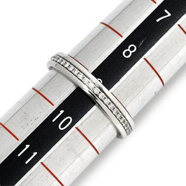 ティファニー Tiffany & Co メトロ フルサークル ホワイトゴールド K18WG ダイヤモンド リング 指輪 T＆Co. Au750 18K 18金 フルエタニティ パヴェ ダイヤ 9号