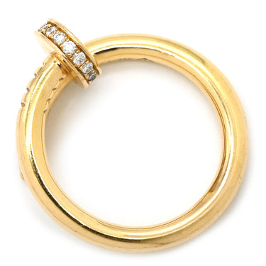 カルティエ Cartier ジュストアンクル ダイヤ B4216900 イエローゴールド K18YG ダイヤモンド #53(JP13) リング 指輪 18K 750 JUSTE UN CLOU 13号