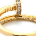 カルティエ Cartier ジュストアンクル ダイヤ B4216900 イエローゴールド K18YG ダイヤモンド #53(JP13) リング 指輪 18K 750 JUSTE UN CLOU 13号