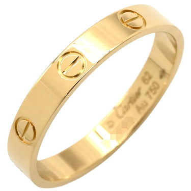 カルティエ Cartier ラブリング スモールモデル B4085062 イエローゴールド K18YG #62 リング 指輪 LOVE Ring Au750 18K 18金 ミニサイズ 21号