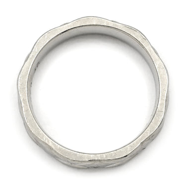 シャネル CHANEL ココクラッシュ プラチナシルバー Pt950 #46 リング 指輪 Pt950 マトラッセ キルティング マリッジ ブライダル 6号
