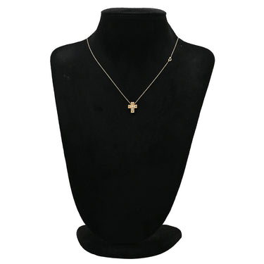 ダミアーニ DAMIANI ベルエポック XXS 20083571 イエローゴールド K18YG ダイヤモンド ネックレス 750 18金 YG クロス 十字架 ペンダント ダイヤ