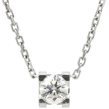 カルティエ Cartier C ドゥ カルティエ ダイヤモンド ペンダント N7424280 ホワイトゴールド K18WG ダイヤモンド ネックレス 18K AU750 WG