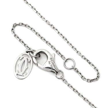 カルティエ Cartier C ドゥ カルティエ ダイヤモンド ペンダント N7424280 ホワイトゴールド K18WG ダイヤモンド ネックレス 18K AU750 WG