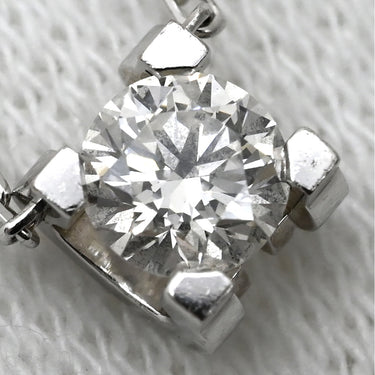 カルティエ Cartier C ドゥ カルティエ ダイヤモンド ペンダント N7424280 ホワイトゴールド K18WG ダイヤモンド ネックレス 18K AU750 WG