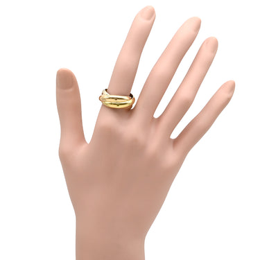 カルティエ Cartier イエローゴールド×ピンクゴールド×ホワイトゴールド K18YG K18PG K18WG #54 リング 指輪 Au750 18K 3重 3連 3カラー 14号