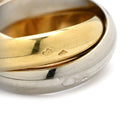 カルティエ Cartier イエローゴールド×ピンクゴールド×ホワイトゴールド K18YG K18PG K18WG #54 リング 指輪 Au750 18K 3重 3連 3カラー 14号