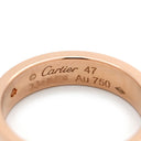カルティエ Cartier ミニラブリング CRB4050747 ピンクゴールド K18PG ダイヤモンド #47(JP7) リング 指輪 LOVE Ring 750 18K PG 18金 1P ダイヤ 7号
