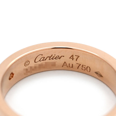 カルティエ Cartier ミニラブリング CRB4050747 ピンクゴールド K18PG ダイヤモンド #47(JP7) リング 指輪 LOVE Ring 750 18K PG 18金 1P ダイヤ 7号