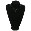 ノンブランド NON BRAND ダイヤ ブラックダイヤ 0.65ct ブラック×ホワイトゴールド K18WG ダイヤモンド ペンダントトップ 黒 18金 18K 750 WG フロートデザイン ドロップ スウィング