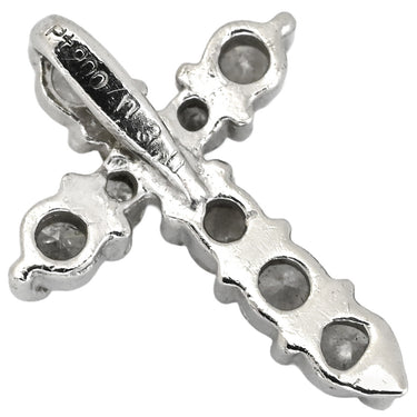 ノンブランド NON BRAND ダイヤモンド 0.30ct プラチナシルバー Pt900 ダイヤモンド ペンダントトップ Pt900 プラチナ 十字架 スイートテン クロストップ