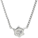 ノンブランド NON BRAND ソリティア ダイヤモンド 0.25ct プラチナシルバー Pt850 ダイヤモンド Pt850(チェーン/造幣局検定マーク) ネックレス プラチナ 1P 1石 1粒 6本爪 両吊りタイプ