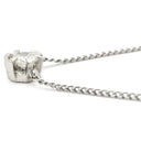 ノンブランド NON BRAND ソリティア ダイヤモンド 0.25ct プラチナシルバー Pt850 ダイヤモンド Pt850(チェーン/造幣局検定マーク) ネックレス プラチナ 1P 1石 1粒 6本爪 両吊りタイプ