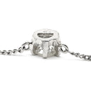 ノンブランド NON BRAND ソリティア ダイヤモンド 0.25ct プラチナシルバー Pt850 ダイヤモンド Pt850(チェーン/造幣局検定マーク) ネックレス プラチナ 1P 1石 1粒 6本爪 両吊りタイプ