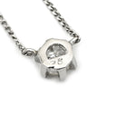 ノンブランド NON BRAND ソリティア ダイヤモンド 0.25ct プラチナシルバー Pt850 ダイヤモンド Pt850(チェーン/造幣局検定マーク) ネックレス プラチナ 1P 1石 1粒 6本爪 両吊りタイプ