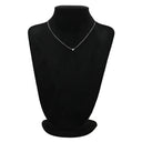 ノンブランド NON BRAND ソリティア ダイヤモンド 0.25ct プラチナシルバー Pt850 ダイヤモンド Pt850(チェーン/造幣局検定マーク) ネックレス プラチナ 1P 1石 1粒 6本爪 両吊りタイプ