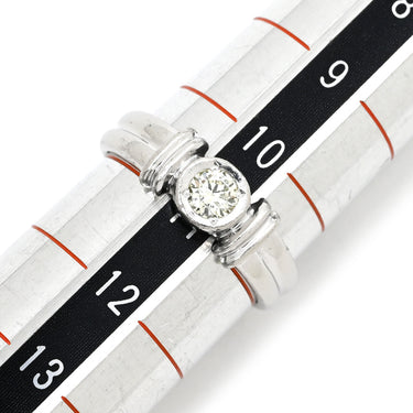 ノンブランド NON BRAND ダイヤモンド 0.2ct プラチナシルバー Pt900 ダイヤモンド リング 指輪 プラチナ 1P 1石 1粒 ソリティア ベゼルセッティング 11号