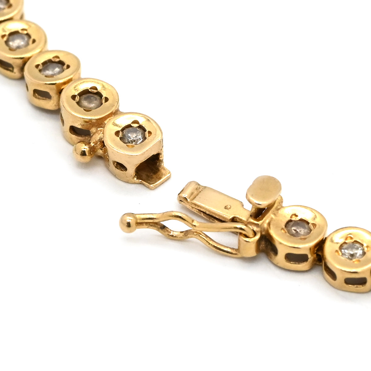 ノンブランド NON BRAND テニスブレスレット 1.0ct ダイヤモンド