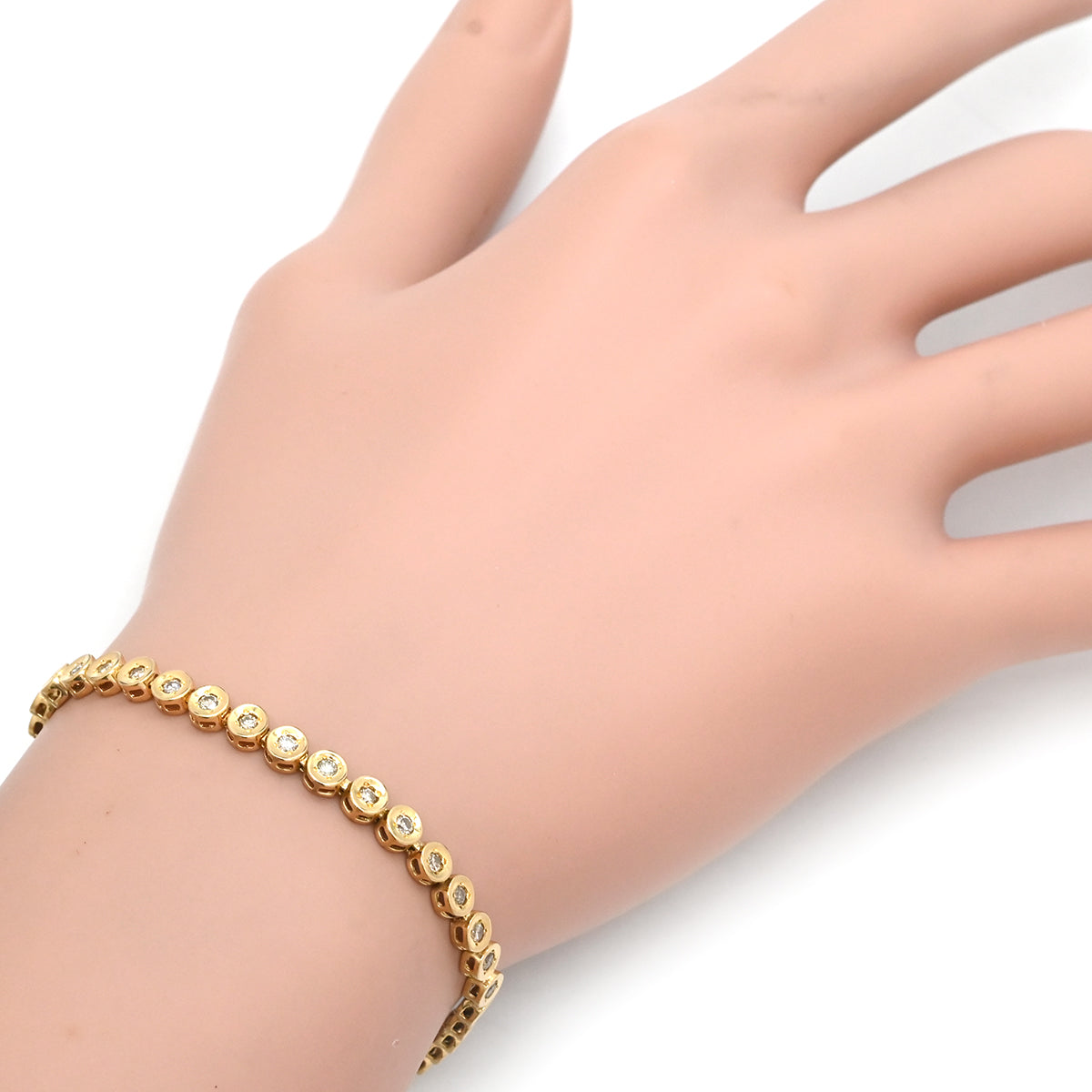 ノンブランド NON BRAND テニスブレスレット 1.0ct ダイヤモンド
