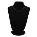 ノンブランド NON BRAND ソリティア ダイヤモンド ホワイトゴールド K18WG ダイヤモンド ネックレス Au750 18K 18金 1P 1石 1粒 ベゼルセッティング