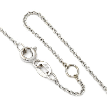 ノンブランド NON BRAND ソリティア ダイヤモンド ホワイトゴールド K18WG ダイヤモンド ネックレス Au750 18K 18金 1P 1石 1粒 ベゼルセッティング