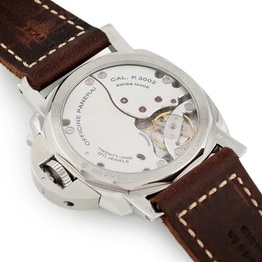 腕時計 パネライ PANERAI ルミノール 1950 3デイズ パワーリザーブ アッチャイオ PAM00423 Q番 手巻き メンズ Q番 黒 スモールセコンド