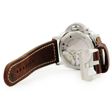 腕時計 パネライ PANERAI ルミノール 1950 3デイズ パワーリザーブ アッチャイオ PAM00423 Q番 手巻き メンズ Q番 黒 スモールセコンド