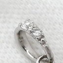 ノンブランド NON BRAND ダイヤ ブラックダイヤ 0.45ct 0.10ct ブラック×ホワイトゴールド K18WG ダイヤモンド ペンダントトップ 黒 18金 18K 750 WG フィリグリーデザイン フラワー