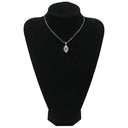 ノンブランド NON BRAND ダイヤ ブラックダイヤ 0.45ct 0.10ct ブラック×ホワイトゴールド K18WG ダイヤモンド ペンダントトップ 黒 18金 18K 750 WG フィリグリーデザイン フラワー