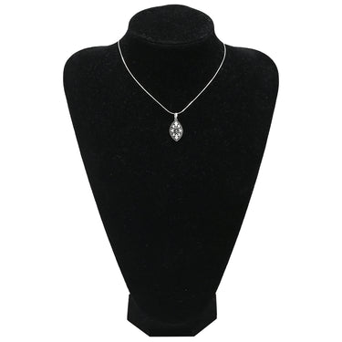 ノンブランド NON BRAND ダイヤ ブラックダイヤ 0.45ct 0.10ct ブラック×ホワイトゴールド K18WG ダイヤモンド ペンダントトップ 黒 18金 18K 750 WG フィリグリーデザイン フラワー